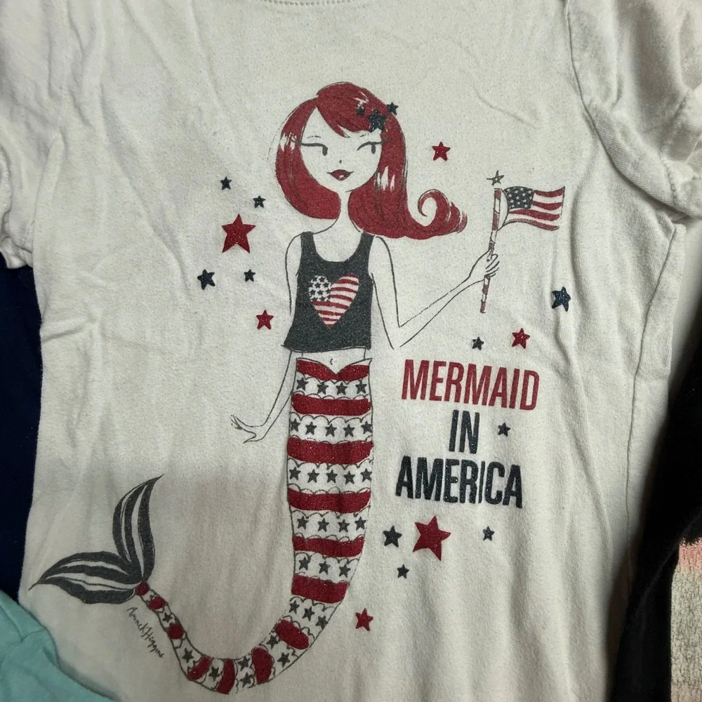 Girls Size 8 M Graphic T Shirt Lot 9 Pc Justice Old Navy Harry Potter Unicorn